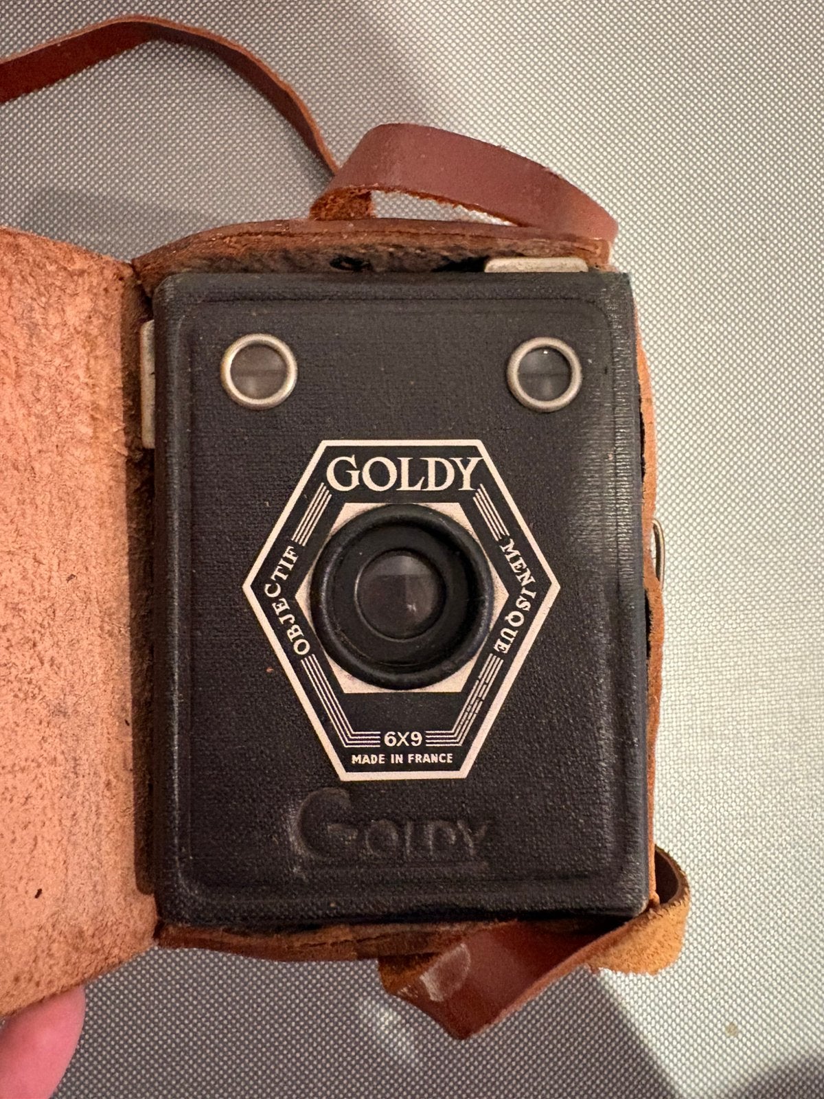 Vintage Goldy 69 boxcamera, Ophalen, Niet werkend, Overige Merken