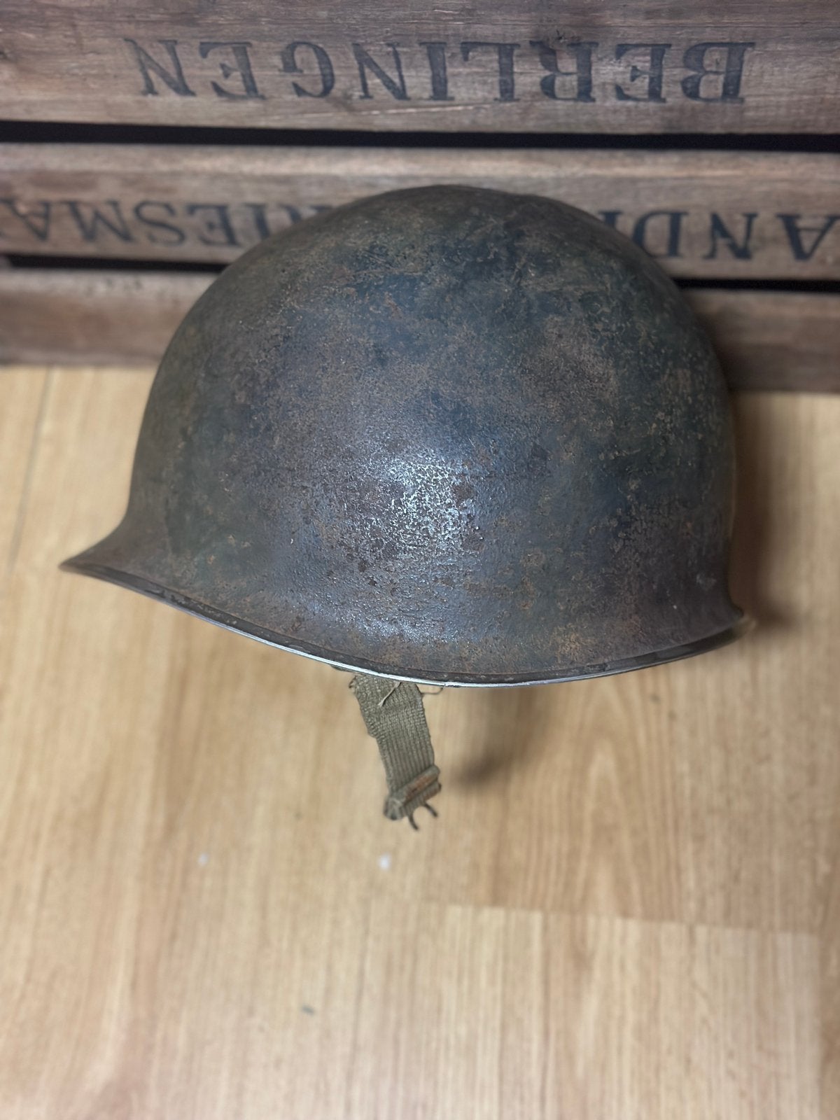 US M1 Helm wo2, Verzamelen, Verzenden, Landmacht, Helm of Baret