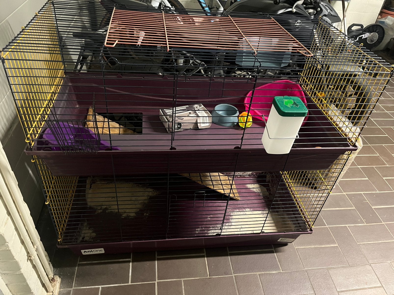 Konijnenhok met alle benodigdheden, Dieren en Toebehoren, Knaagdieren en Konijnen | Hokken en Kooien, Gebruikt, Hok, Cavia, Chinchilla