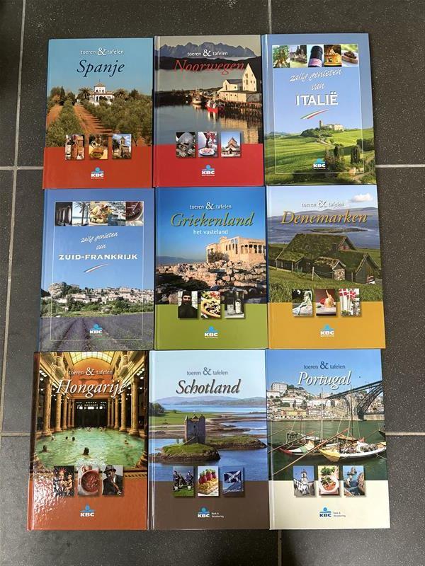 9 Gidsen Toeren & Tafelen, Boeken, Reisgidsen, Ophalen, Zo goed als nieuw, Europa, Reisgids of -boek