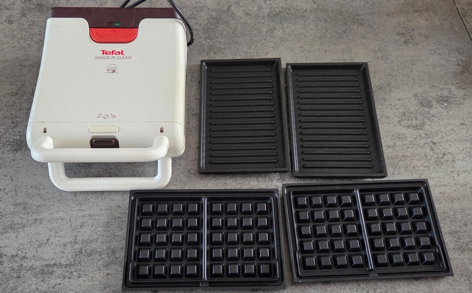 Wafelijzer/Croque Monsier/Grill TEFAL, Ophalen, Uitneembare platen