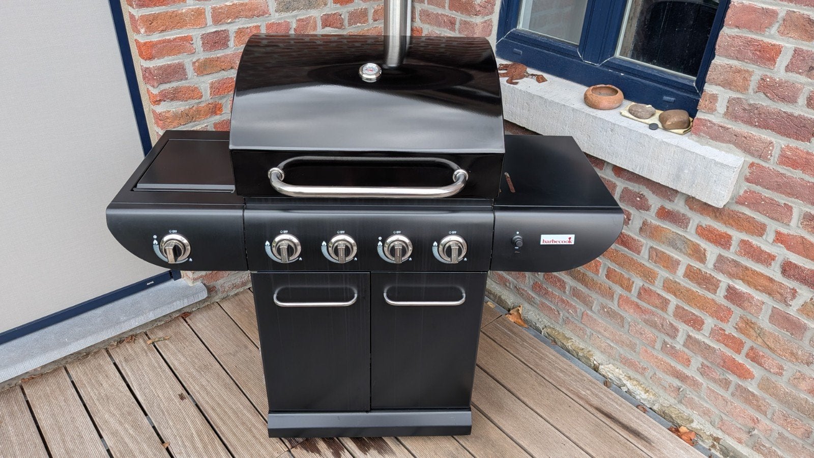 Barbecook Sumo Black (4 branders) - NIEUW (gemonteerd, nooit, Zo goed als nieuw