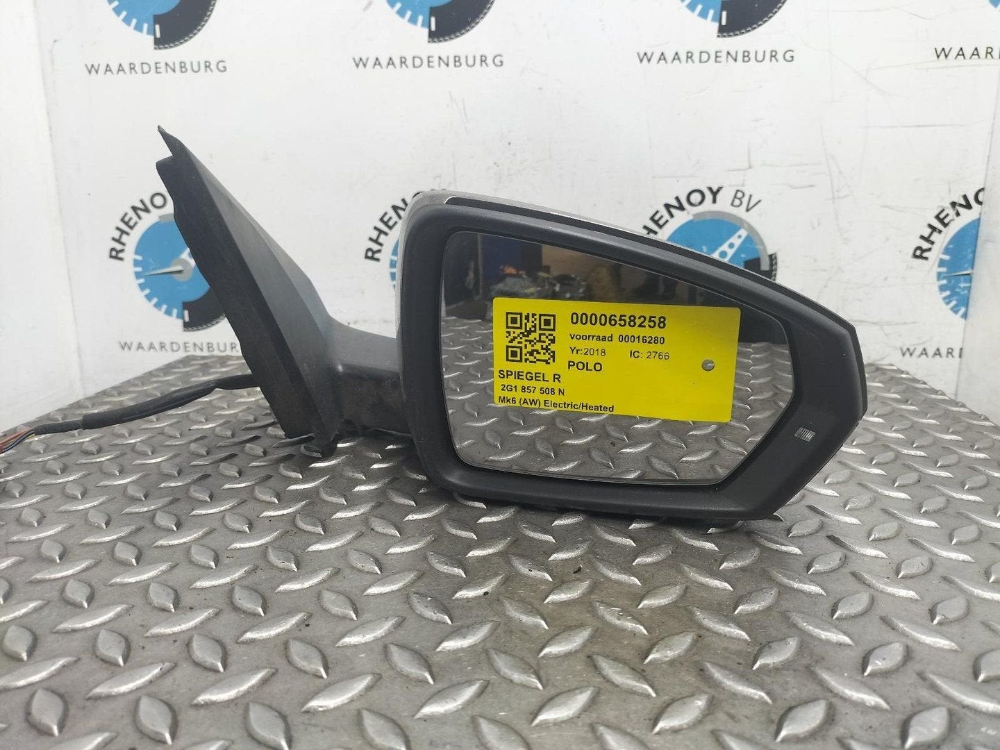 VOLKSWAGEN POLO MK6 AW11.0 TSI SPIEGEL R 2G1857508N 2018, Auto-onderdelen, Ophalen of Verzenden, Gebruikt, ARN erkend