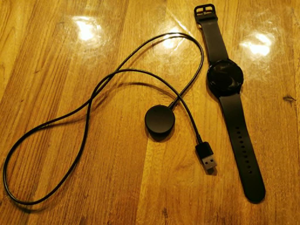 Smartwatch Samsung, Handtassen en Accessoires, Smartwatches, Ophalen, GPS, Zwart, Zo goed als nieuw