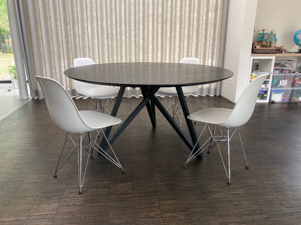 Eettafel Juntoo 150cm, Cinq personnes ou plus, Rond, 150 à 200 cm, Comme neuf