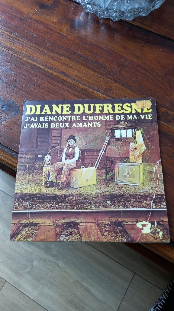 vinyl (45T) diane dufresne "j'ai rencontré l'homme, Enlèvement, Comme neuf, Pop