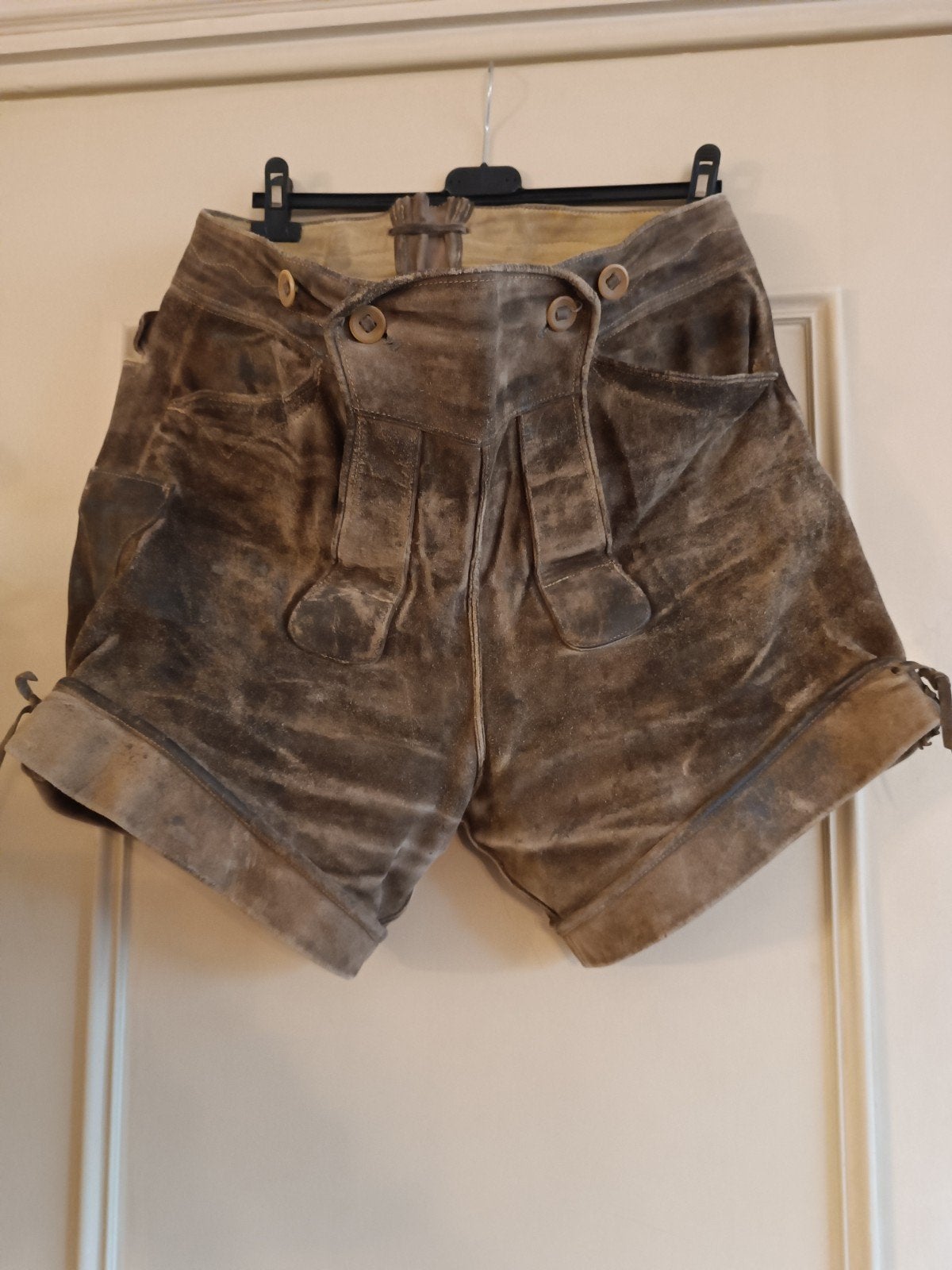 Originele Lederhosen Oktoberfest mt 56, Kleding | Heren, Bruin, Maat 56/58 (XL), Ophalen of Verzenden, Oktoberfest