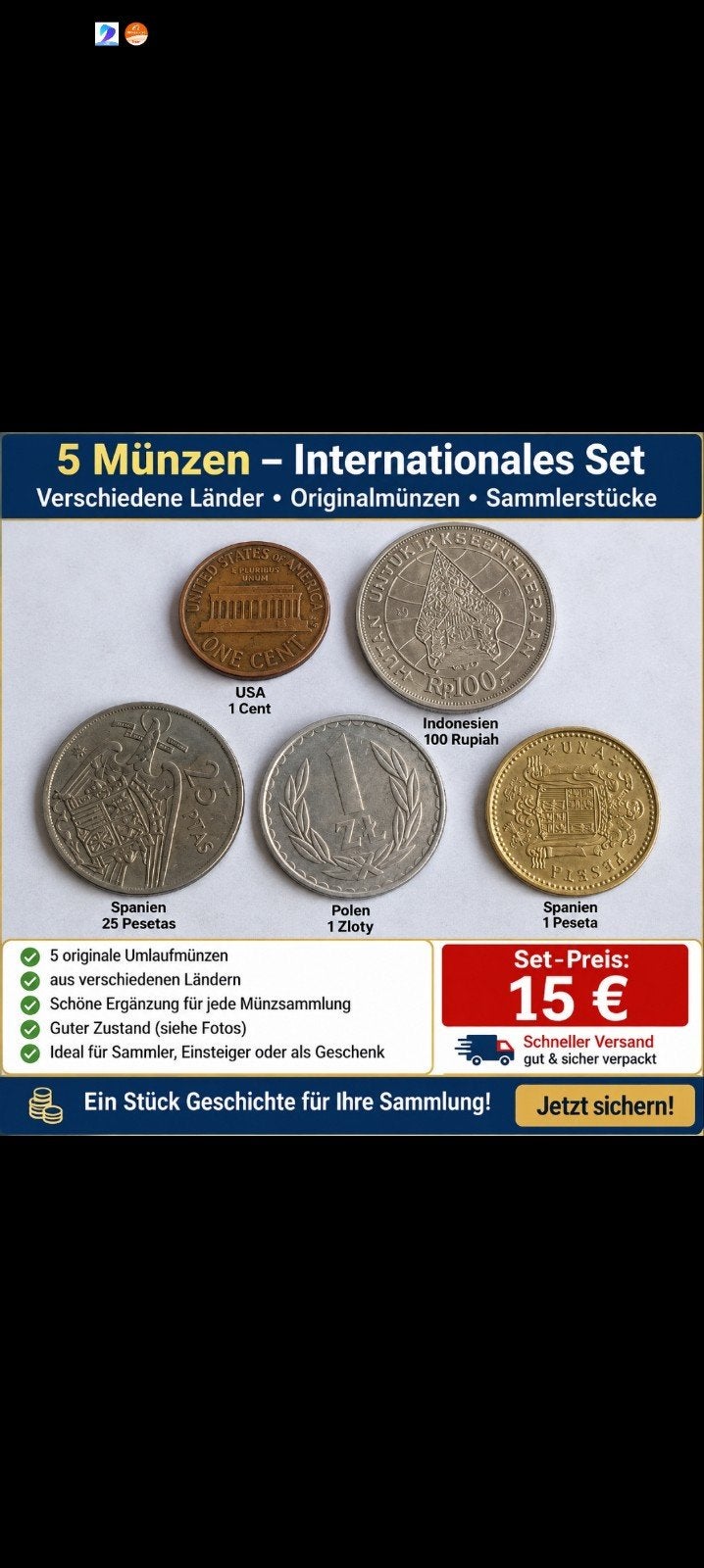 munt, Ophalen of Verzenden