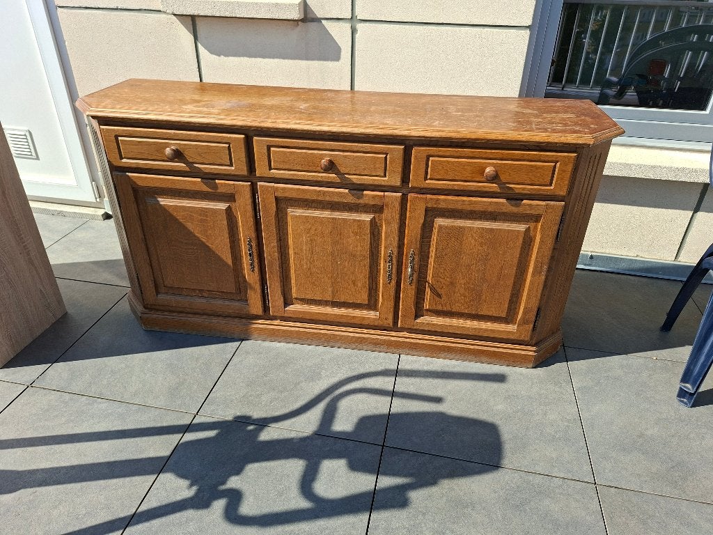Meuble buffet, Huis en Inrichting, Kasten | Buffetkasten, Ophalen, Ancien, Gebruikt, 150 tot 200 cm