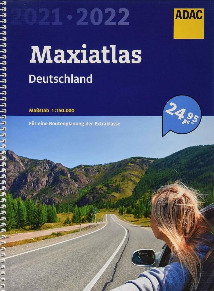 ADAC Maxiatlas Deutschland 2021/2022 1:150 000 !!! Duitsland, Boeken, Atlassen en Landkaarten, Ophalen of Verzenden, Nieuw, Duitsland
