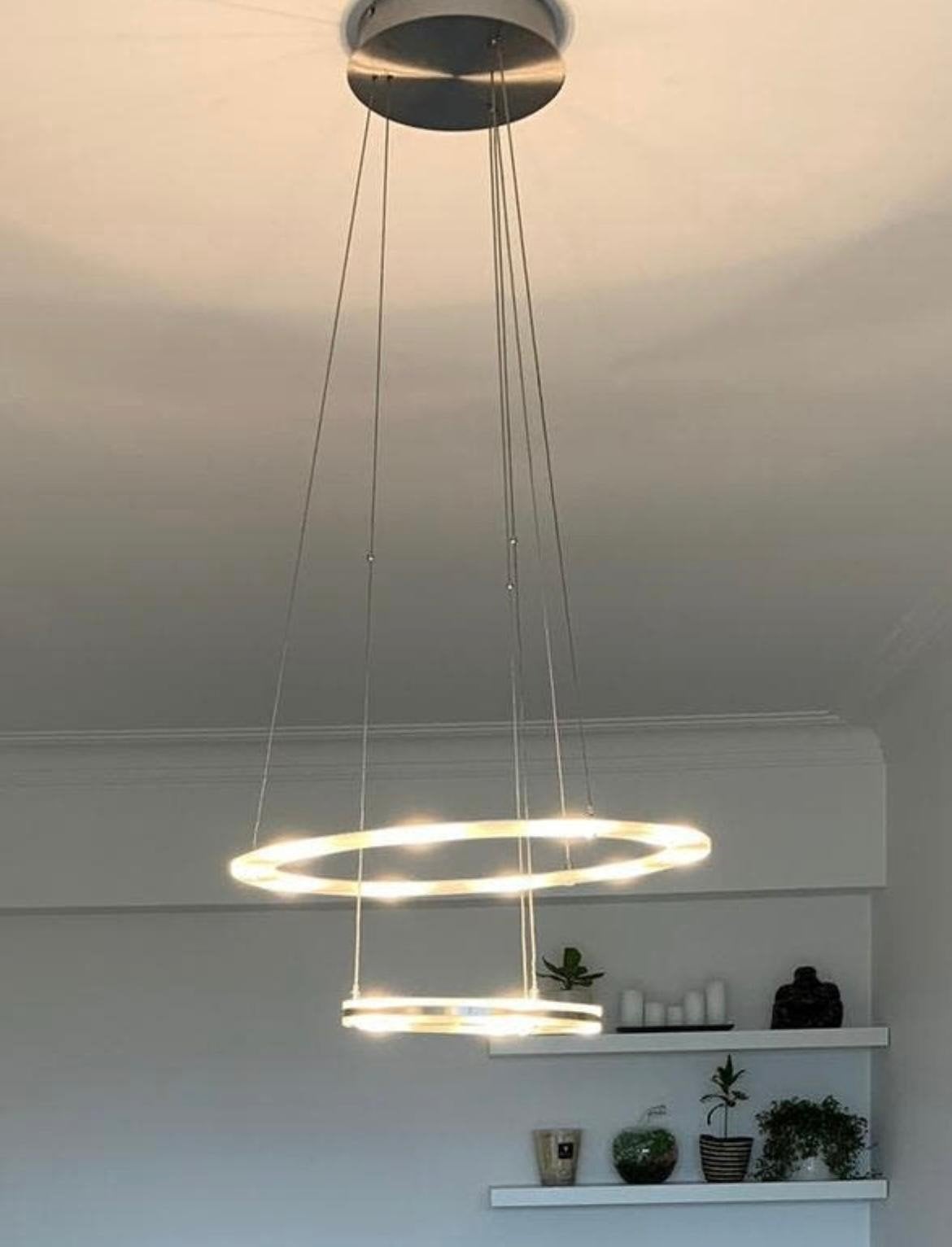 Luminaire Led mobile design, Maison & Meubles, Enlèvement, Comme neuf, Métal, 75 cm ou plus