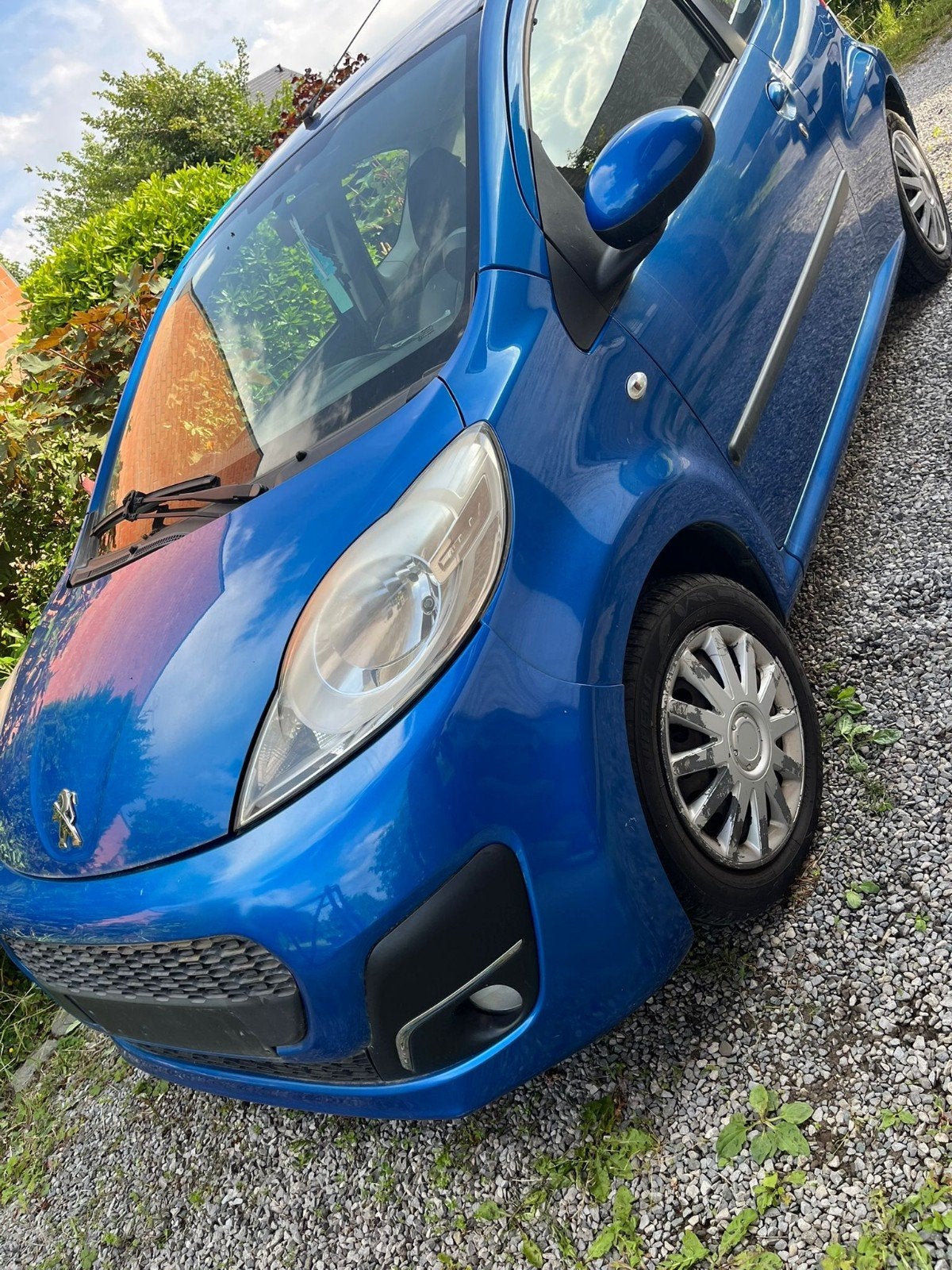 Peugeot 107, Auto's, Euro 5, Stof, Blauw, Grijs