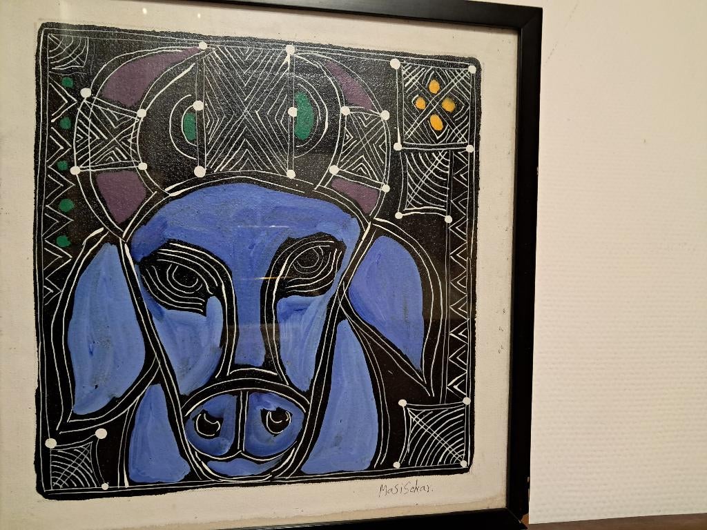 Schilderij op canvas „Koeienportret”, Ophalen, Schilderij