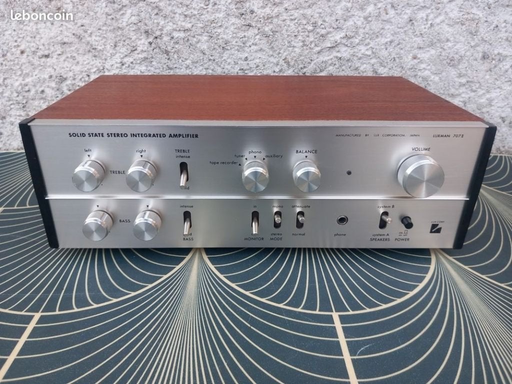Luxman 707II, Gebruikt, Ophalen, Overige merken, Minder dan 60 watt