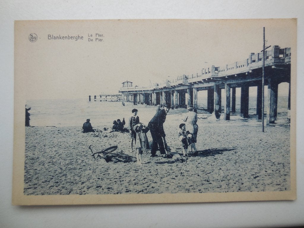 postkaart Blankenberge Pier, Verzenden, 1920 tot 1940, Ongelopen, West-Vlaanderen