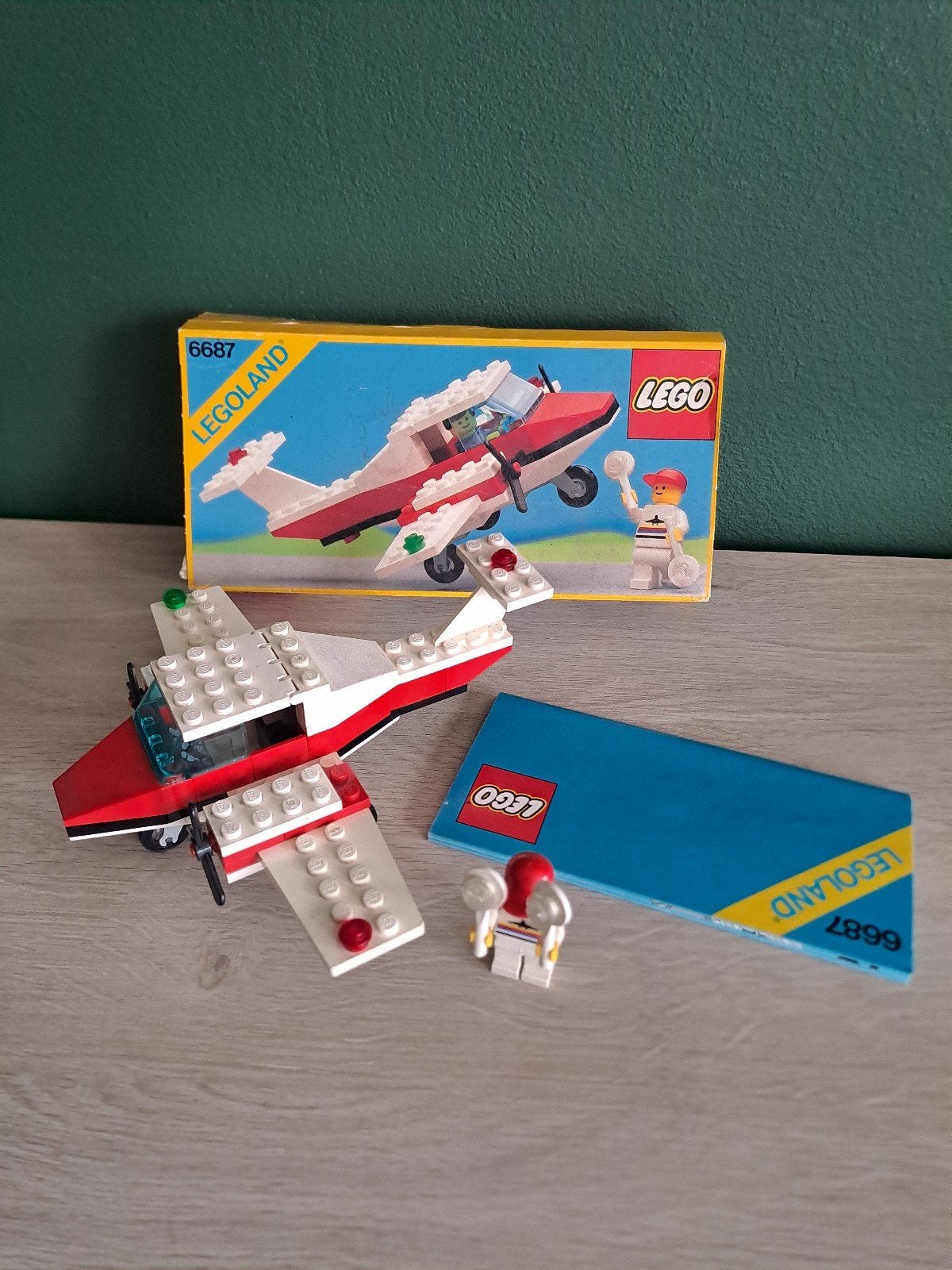 Vintage Lego 1987 6687 Turbo Prop Plane, Ophalen