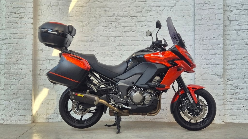 Kawasaki Versys 1000 2015 Akrapovic 3 Koffers @motomobilia, ABS, Occasion, 4 cilinders, Motorrijbewijs A