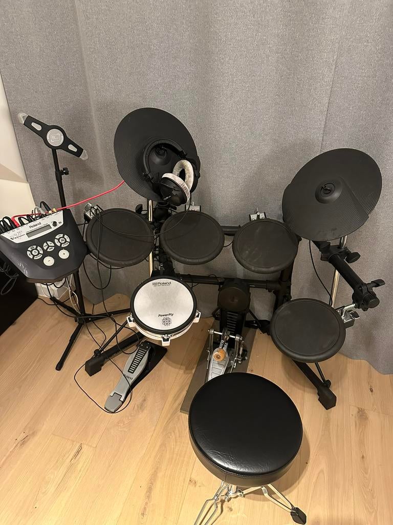 Roland V-Drums TD-6V elektronische drumkit + DT770 Pro, Muziek en Instrumenten, Ophalen, Gebruikt, Roland, Elektronisch