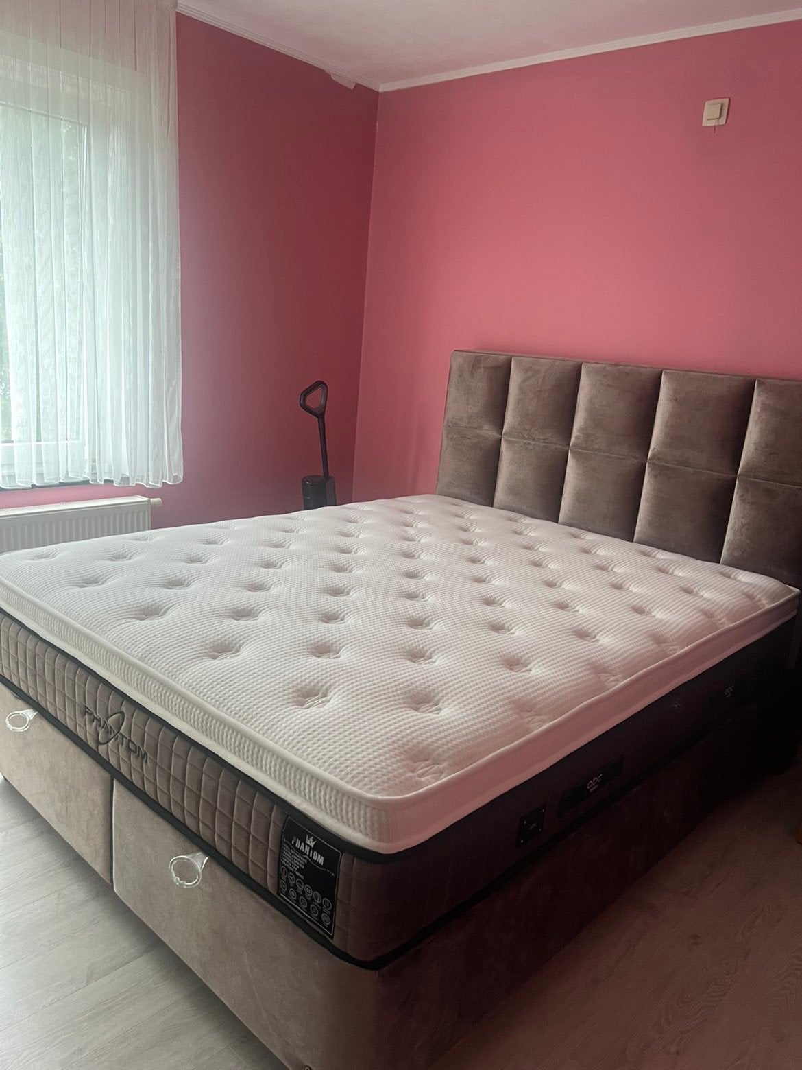 Lit 160x200 Boxspring ABC, Maison & Meubles, Enlèvement, Comme neuf