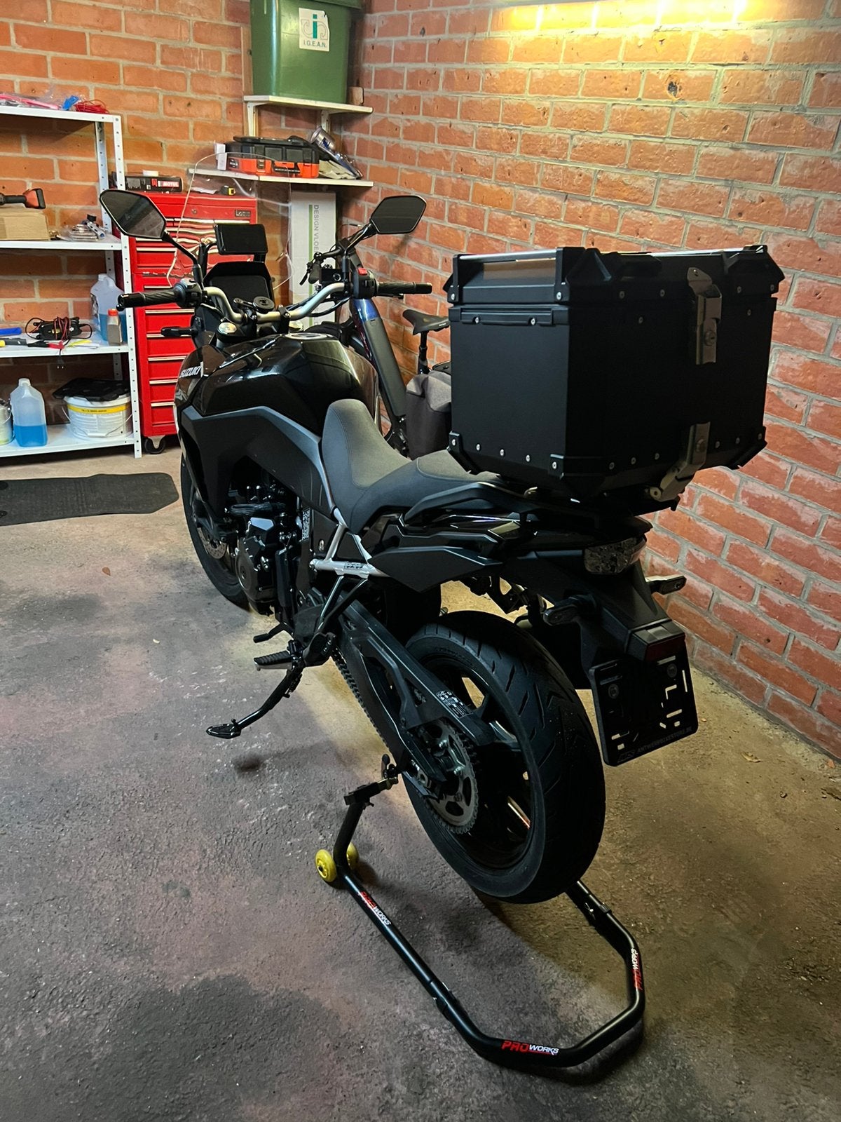 kofferset vstrom 800, Enlèvement