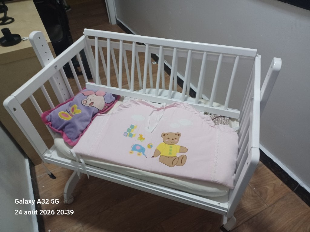 Lit berceau bebe, Enfants & Bébés, Enlèvement, Utilisé, Lit
