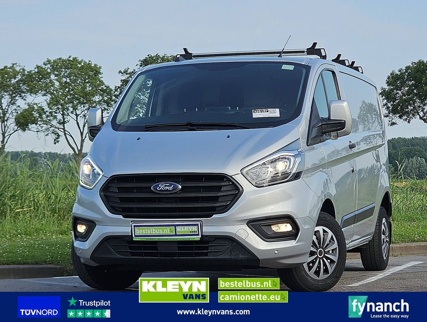 Ford TRANSIT CUSTOM ac carplay EURO6, Bedrijf, Ford, Zilver of Grijs, Te koop