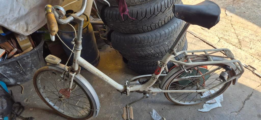 Vélo vintage Peugeot, Fietsen en Brommers, Ophalen, Minder dan 10 versnellingen, Gebruikt, Opvouwbaar