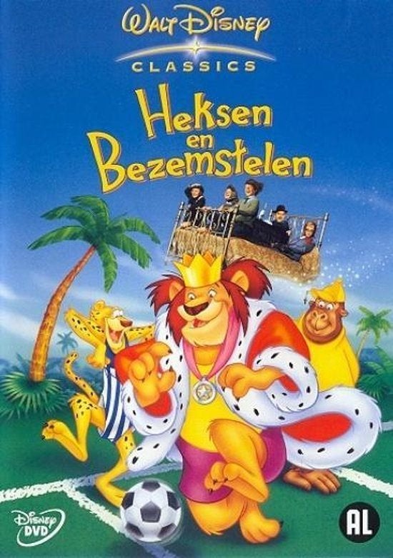 Disney dvd - Heksen en bezemstelen, Ophalen of Verzenden, Animatie