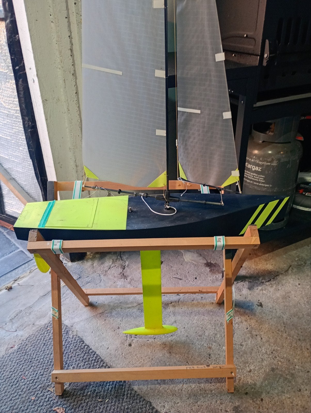 RC modelbouw zeilboot RG65, Hobby en Vrije tijd, Ophalen, Gebruikt