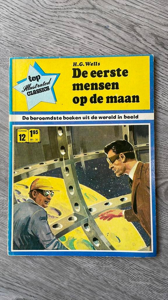 De eerste mensen op de maan, Gelezen, H.G. Wells, Eén stripboek, Ophalen of Verzenden