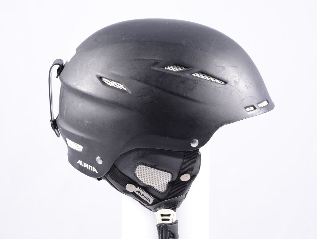 54; 55; 56 ski snowboard helm  ALPINA BIOM black,verstelbaar, Gebruikt, Verzenden, Overige typen, Carve