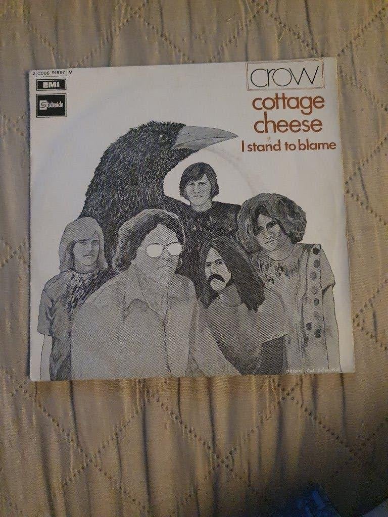 S - Crow – Cottage Cheese / I Stand To Blame - 1970, CD & DVD, Enlèvement ou Envoi, 7 inch, Comme neuf, EP