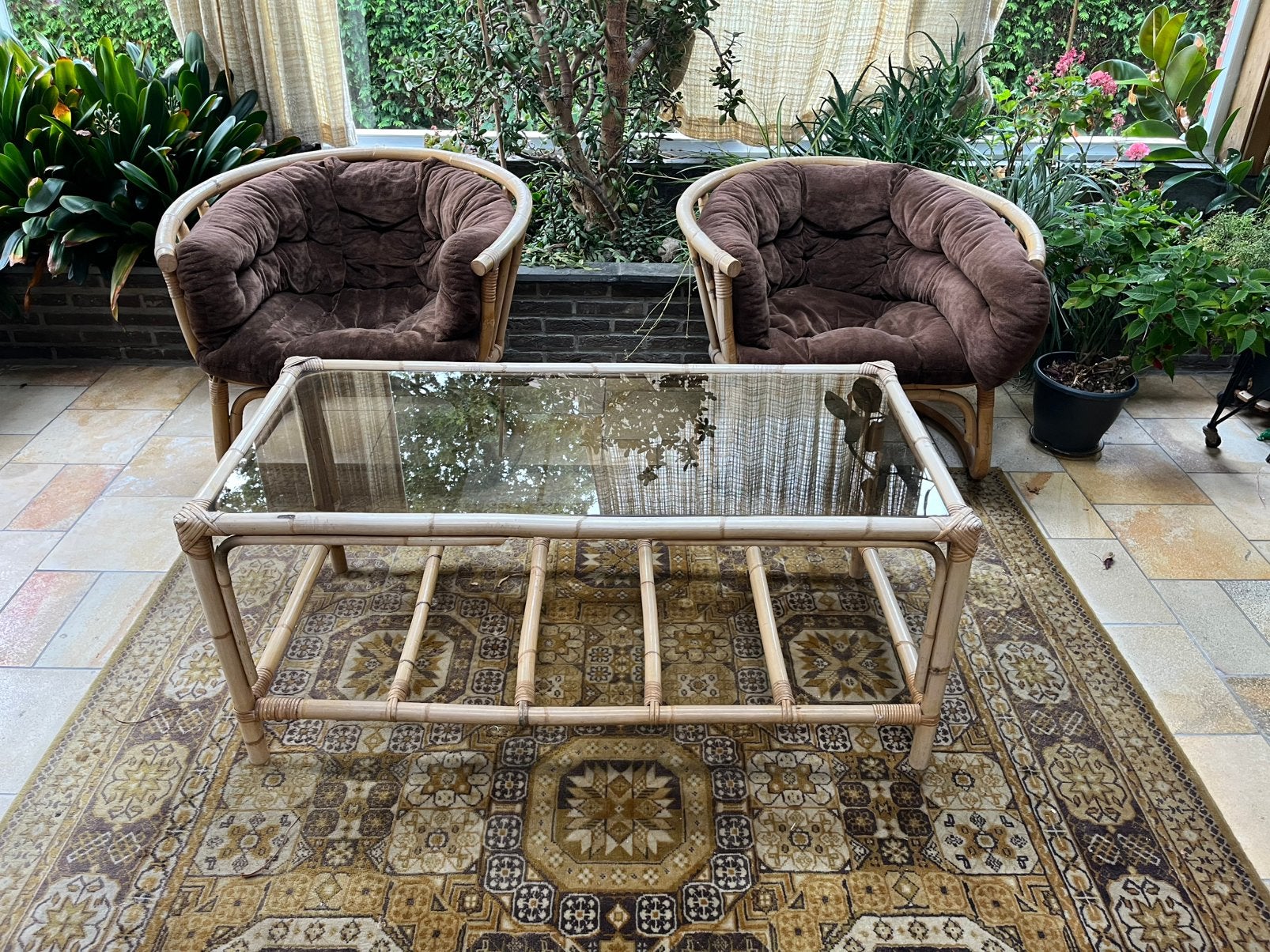 Lounge set, Tuin en Terras, Ophalen, Gebruikt
