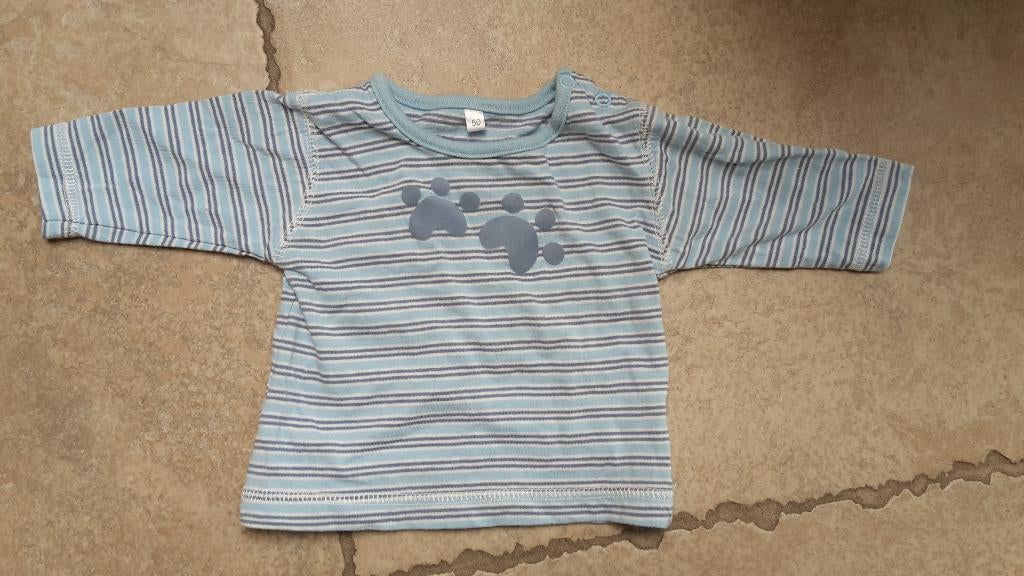 1 euro koopjes ! Mooie longsleeve mt 50, Enfants & Bébés, Vêtements de bébé | Taille 50, Enlèvement ou Envoi, Comme neuf, Garçon ou Fille