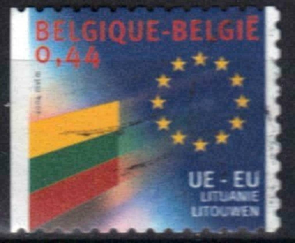 Belgie 2004 - Yvert 3284 /OBP 3297 - Europa - Litouwen (ST), Postzegels en Munten, Verzenden, Gestempeld, Gestempeld, Europa