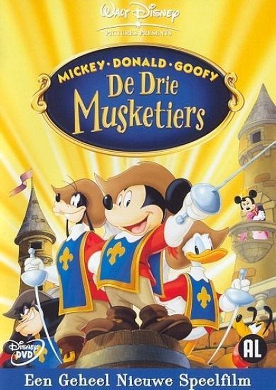 Disney dvd - De Drie Musketiers, CD & DVD, DVD | Films d'animation & Dessins animés, Enlèvement ou Envoi