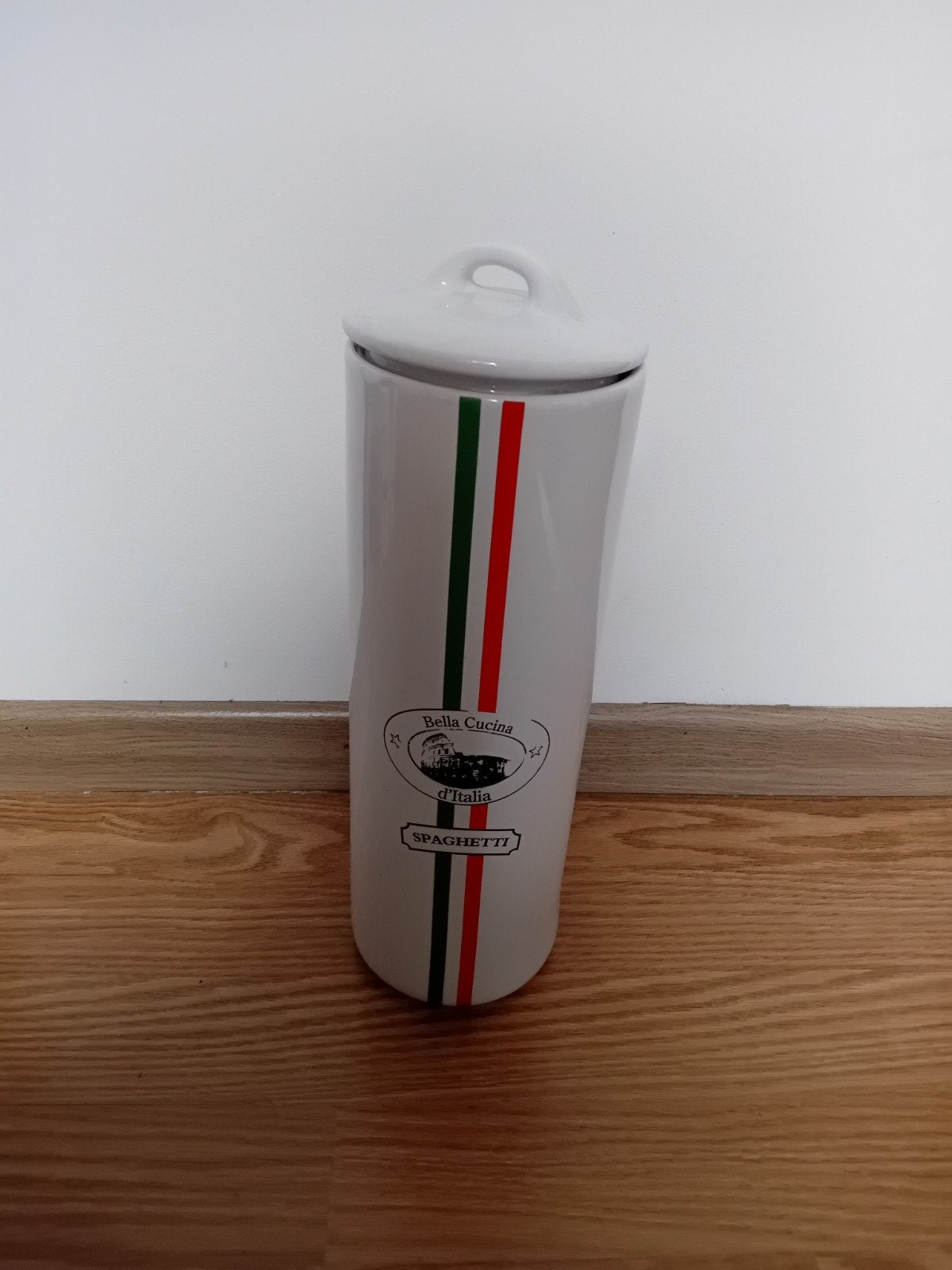 Hoge pastapot/bewaarpot, Avec couvercle, Enlèvement ou Envoi, Comme neuf