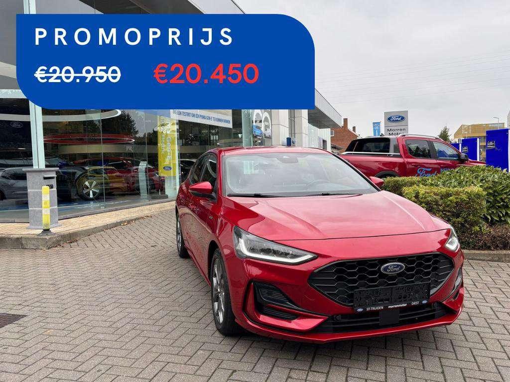 Ford Focus ST-LINE MHEV ECOBOOST 125PK OC3372 *21964*, Focus, Zwart, Handgeschakeld, 5 deurs