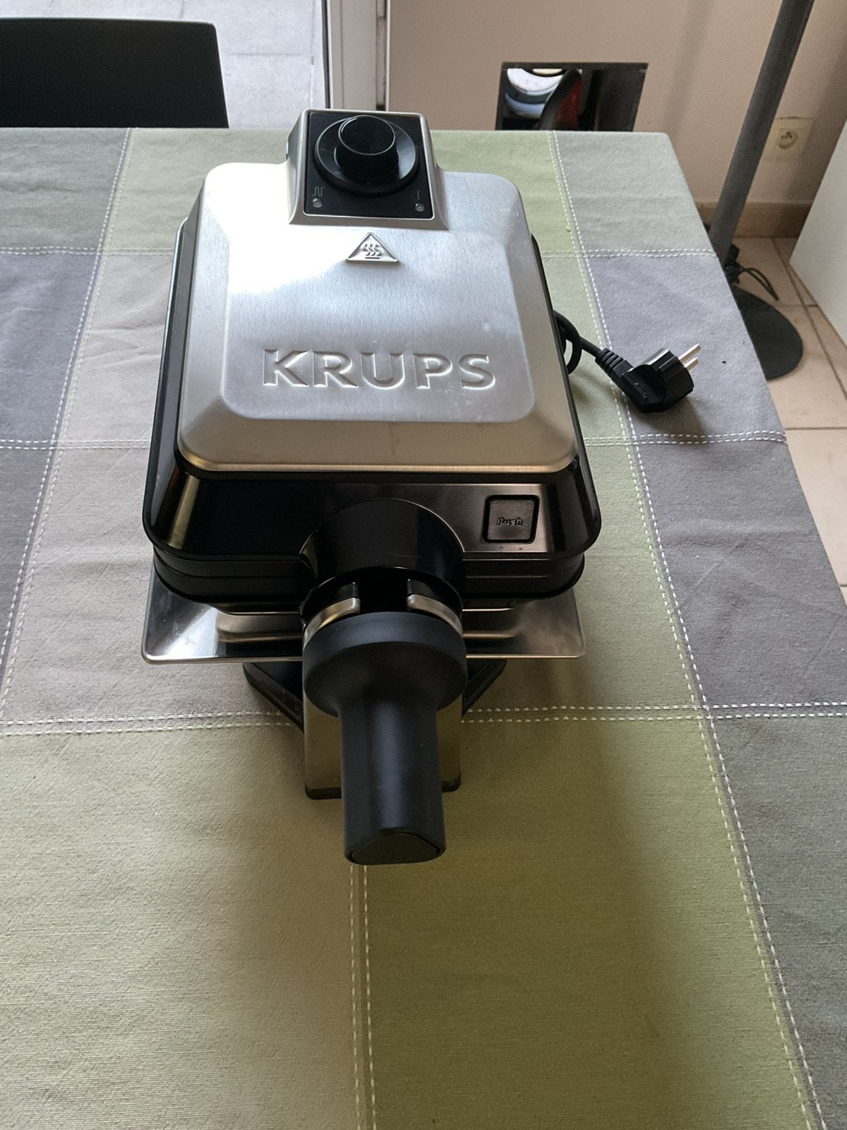 Krups Gaufrier rotatif, Tuin en Terras, Ophalen, Zo goed als nieuw
