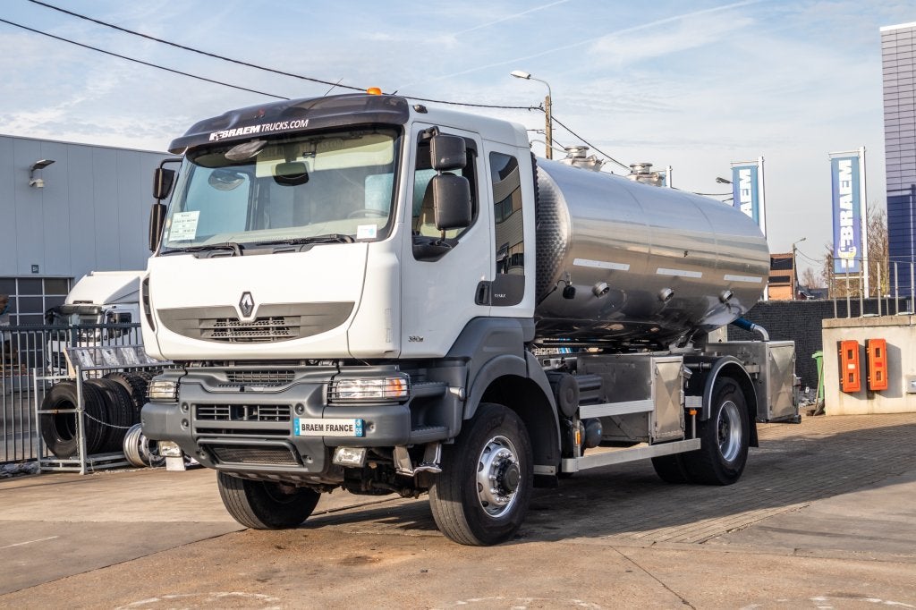 Renault KERAX 380+MAGYAR INOX 11000L/3COMP/MELK/LAIT/MILCH, Autos, Euro 5, Achat, Entreprise, 380 ch