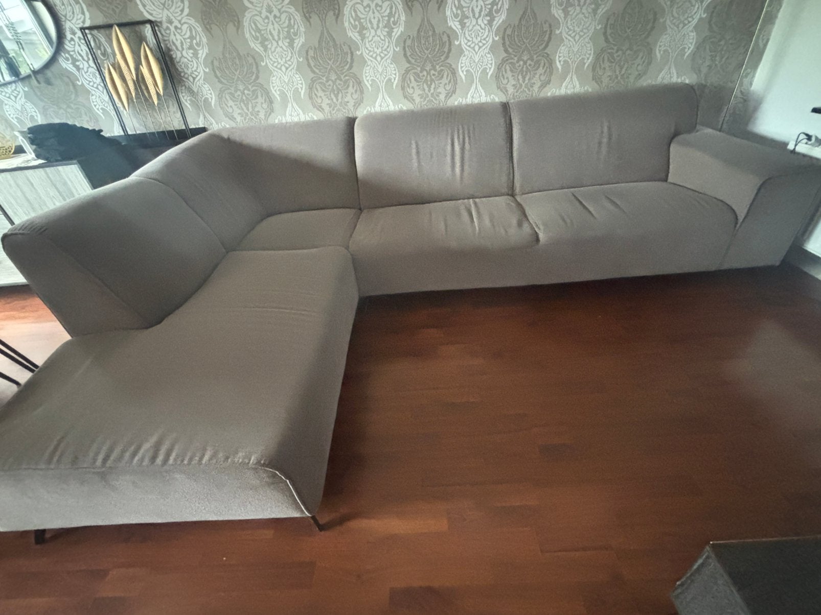 Gratis af te halen: Modern bankstel / salon, Ophalen, Gebruikt, Stof, Modern