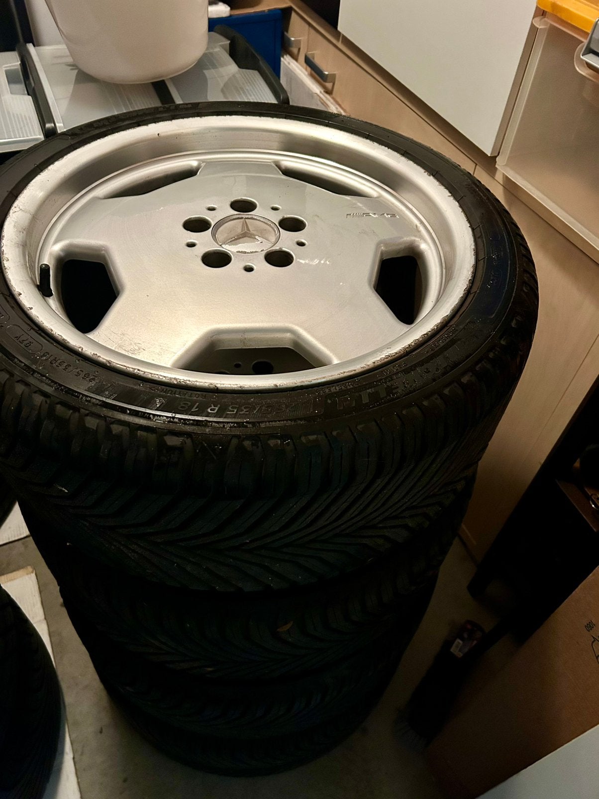 18 inch AMG Monoblock Styling 2 Mercedes R129 SL W210 velgen, Auto-onderdelen, Banden en Velgen, Ophalen, 18 inch, Overige, Gebruikt