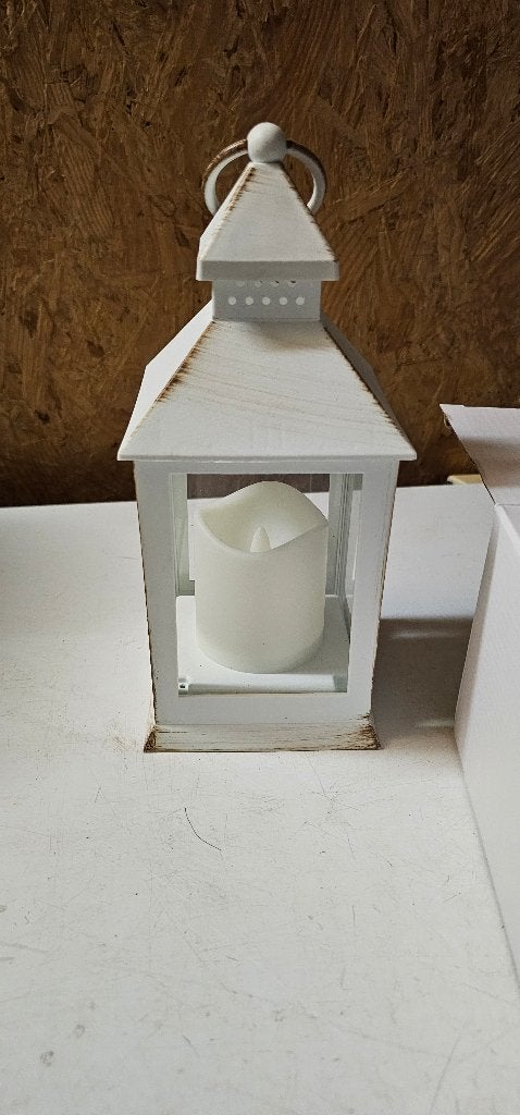 Lanterne, Maison & Meubles, Enlèvement, Comme neuf, Blanc, Lanterne