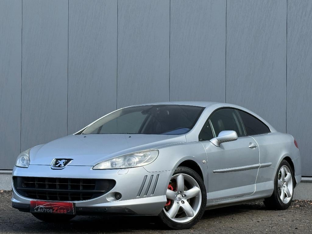 Peugeot 407 Coupé 2.0 HDi Xenon Cruise JBL Memory ParkSensor, Auto's, 4 zetels, Zwart, 4 cilinders, Leder