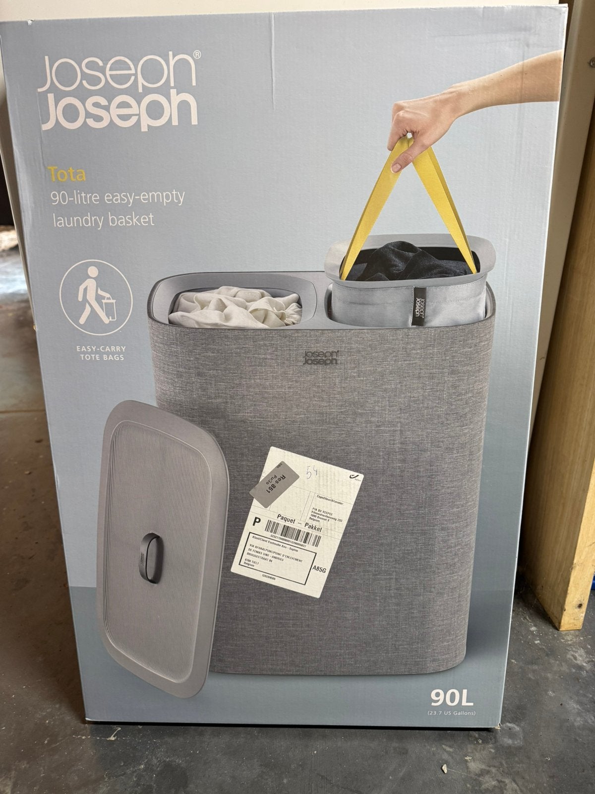Joseph joseph laundry basket, Huis en Inrichting, Badkamer | Badtextiel en Accessoires, Ophalen, Nieuw