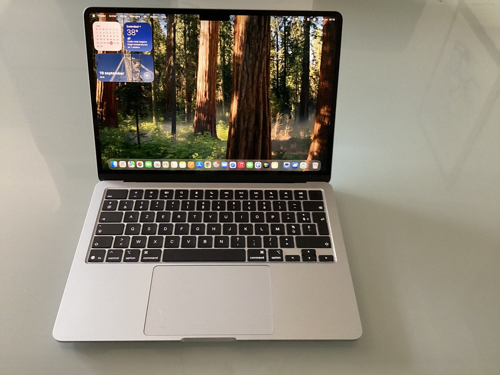 MacBook air bleu, Ophalen, Zo goed als nieuw, MacBook