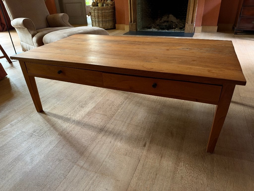 Table basse en chêne, Enlèvement