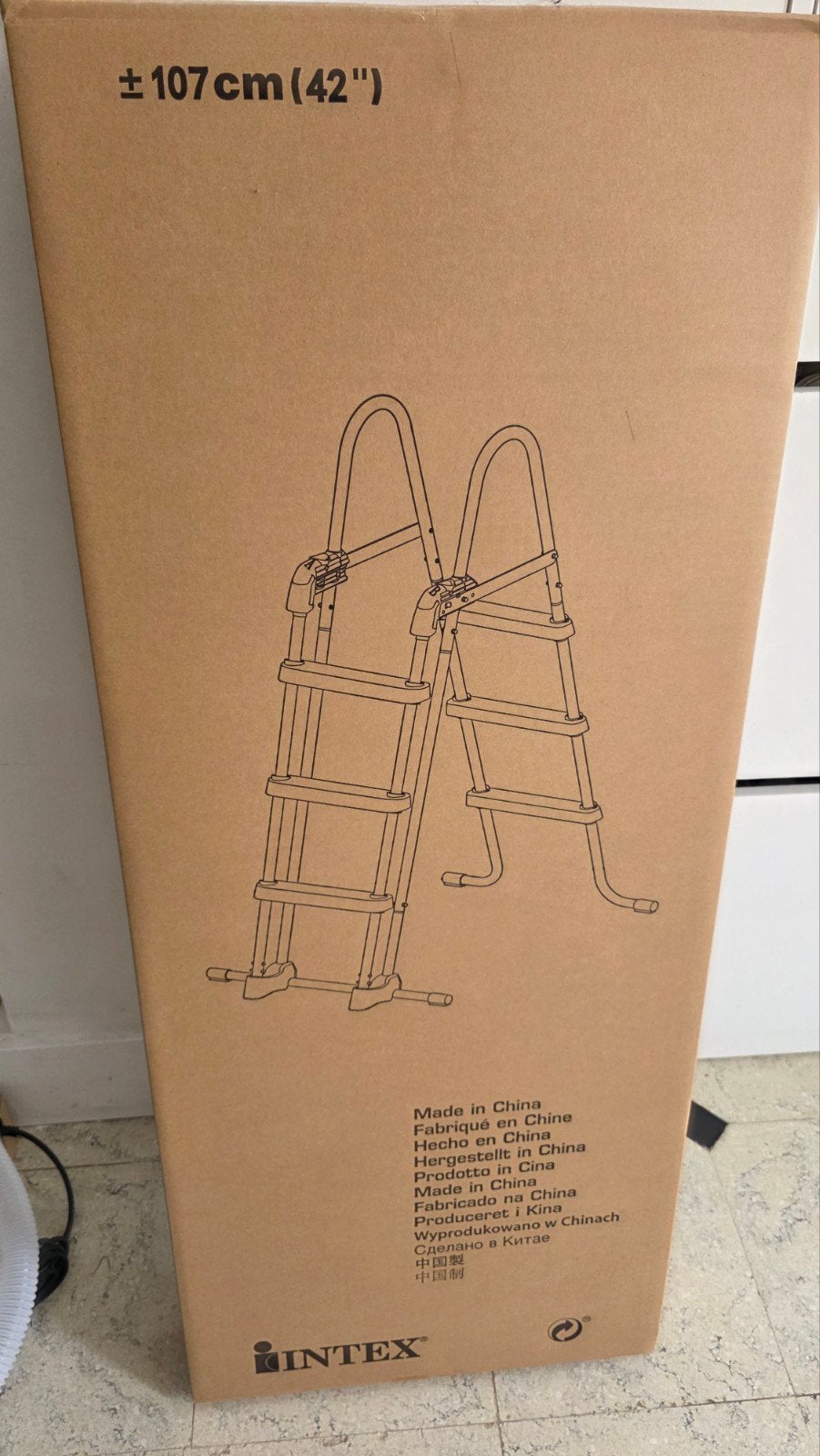 Échelle Intex 107cm, Enlèvement, Échelle