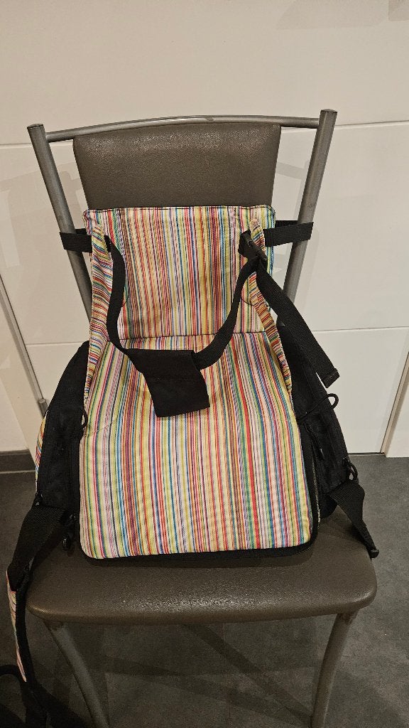 Siège d'appoint et sac Hophop, Enlèvement, Utilisé, Chaise pliante, Ceinture(s)