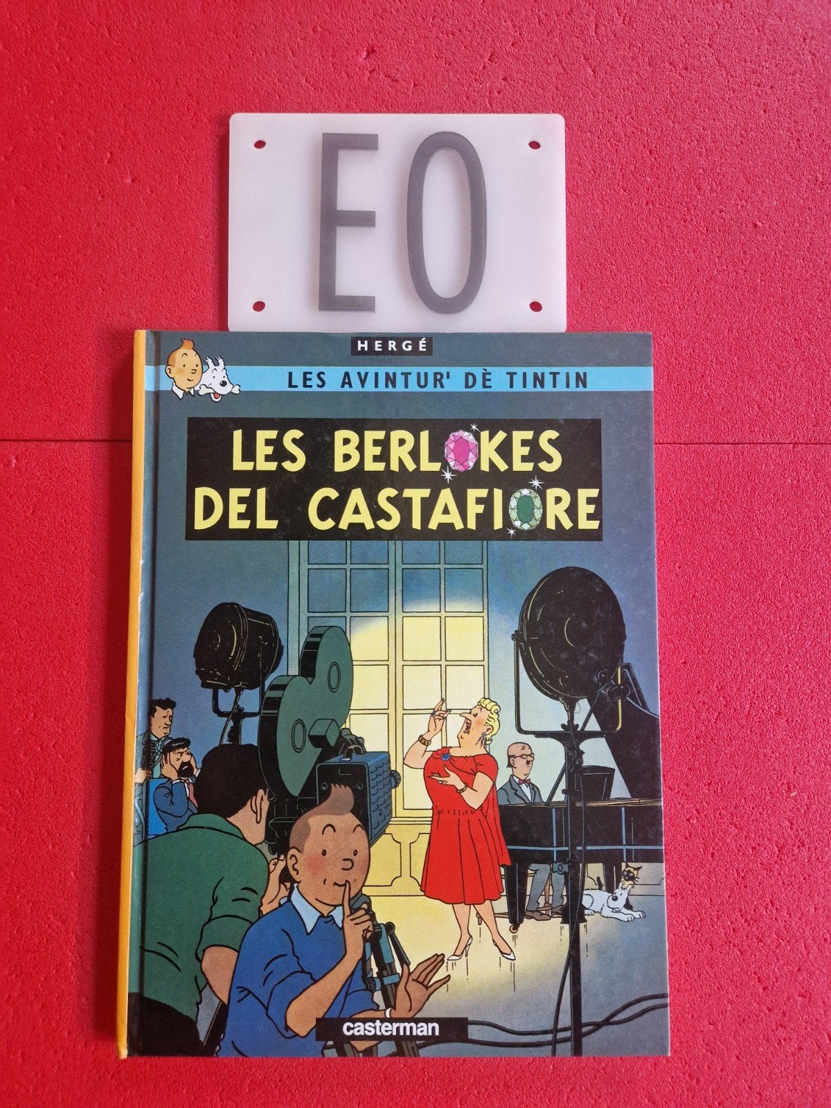 Bd tintin les berlokes del castafiore, EO, avec dédicace, Livres, Enlèvement ou Envoi